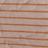 Beige Horizontal-Stripe Knit