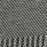 Black Houndstooth Jacquard, Poly-Viscose — texture