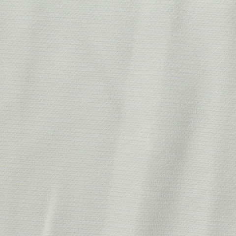 Polyester Cotton Piqué Knit Fabric, 230 gsm, 155 cm — White