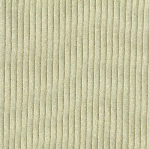 Viscose Stretch Rib Knit Fabric, 610 gsm, 115 cm — Khaki