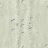 Cream Small-Eyelet Jacquard, Polyester — texture