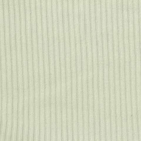Brushed Viscose Stretch Rib Knit Fabric, 270 gsm, 150 cm — Beige