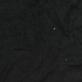 Viscose Polyester Stretch Chunky Knit Fabric, 180 gsm, 160 cm — Black