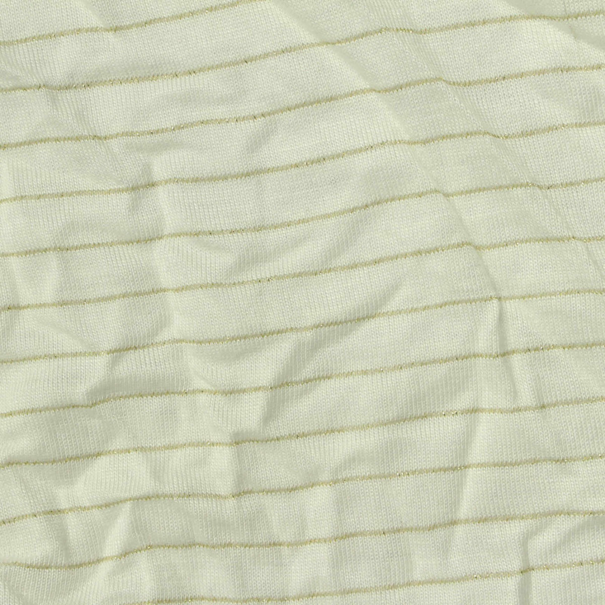 Gold Horizontal-Stripe Knit, Viscose
