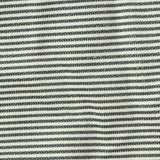 Grey Horizontal-Stripe Jersey Knit, Polyester — texture