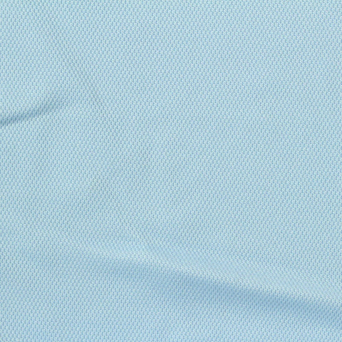 100% Polyester Birdseye Knit Fabric, 170 gsm, 180 cm — Blue