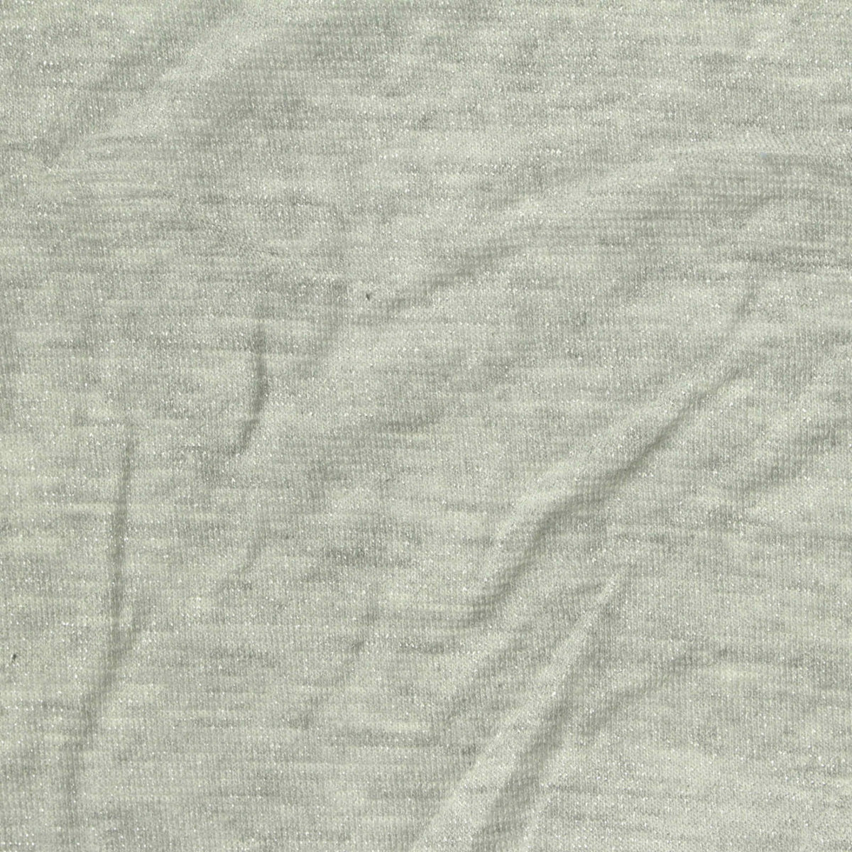 Light Grey Marl Jersey Knit, Viscose-Metallic, 115 gsm