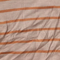 Orange-Brown Horizontal-Stripe Knit