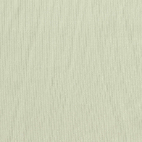 Polyester Viscose Stretch Rib Knit Fabric, 330 gsm, 150 cm — Green