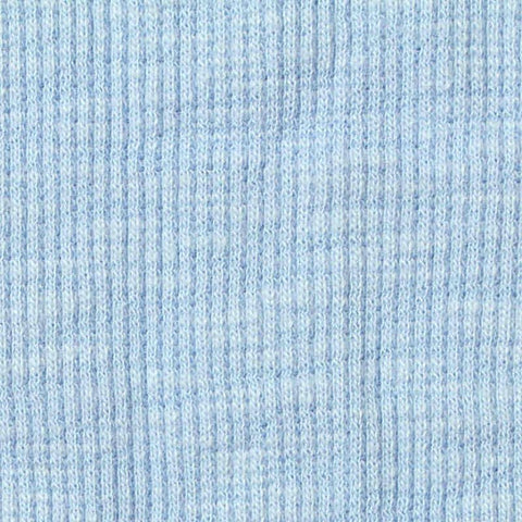 Slub Rib Knit Fabric, 320 gsm, 130 cm — Blue