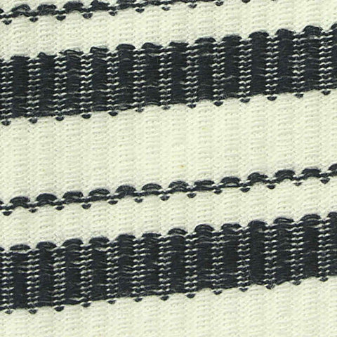 Dark Grey Stripes Jacquard, Cotton