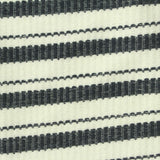 Dark Grey Stripes Jacquard, Cotton