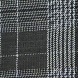 Black Plaid Jacquard, Polyester