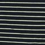 Navy Horizontal-Stripe Jersey Knit