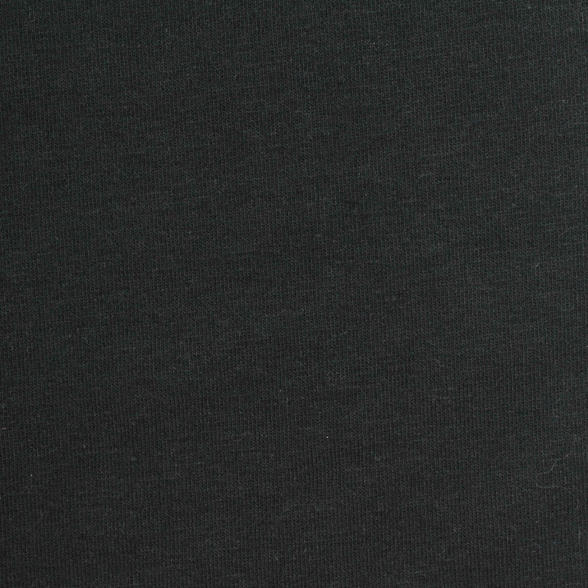 Cotton Polyester Stretch French Terry Fabric, 240 gsm, 165 cm — Black