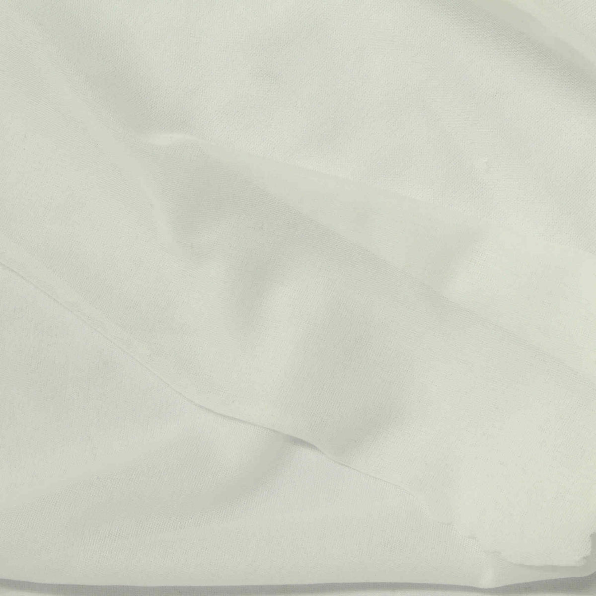 100% Polyester Chiffon Fabric, 24 gsm, 160 cm — White