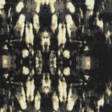 Black Abstract Linen-Look, Polyester