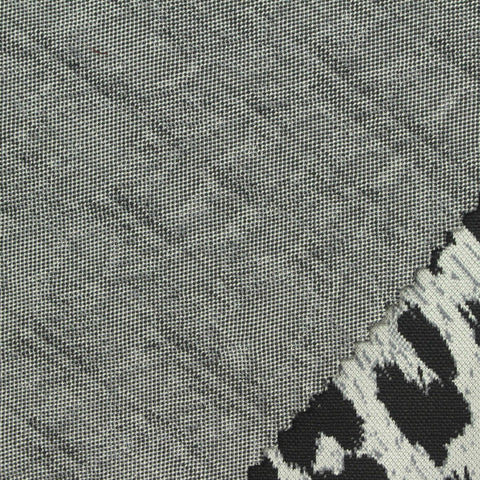 Grey Geometric Jacquard, Polyester, 270 gsm
