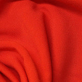 Viscose Stretch Interlock Knit Fabric, 290 gsm, 155 cm — Red — texture
