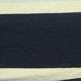Navy Horizontal-Stripe Ponte Knit, Viscose
