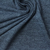 Blue-Grey Marl Jersey Knit, Polyester