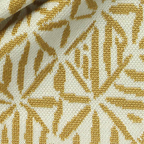 Yellow Geometric-Star Jacquard, Nylon