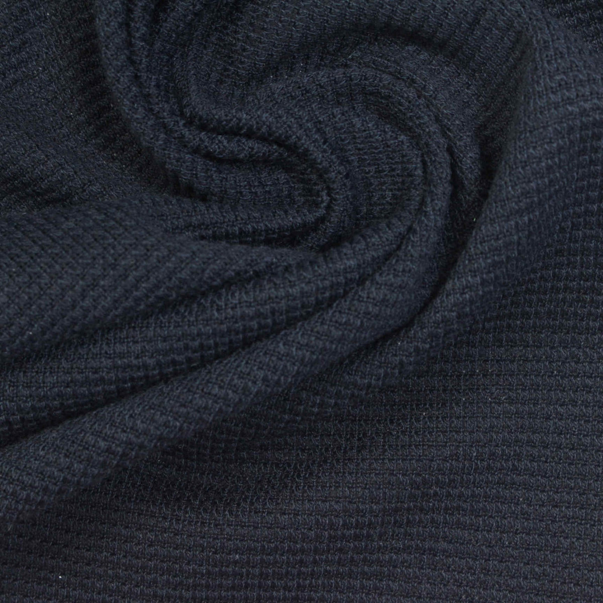 Cotton Polyester Knit Fabric, 180 gsm, 180 cm — Navy