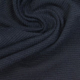 Cotton Polyester Knit Fabric, 180 gsm, 180 cm — Navy