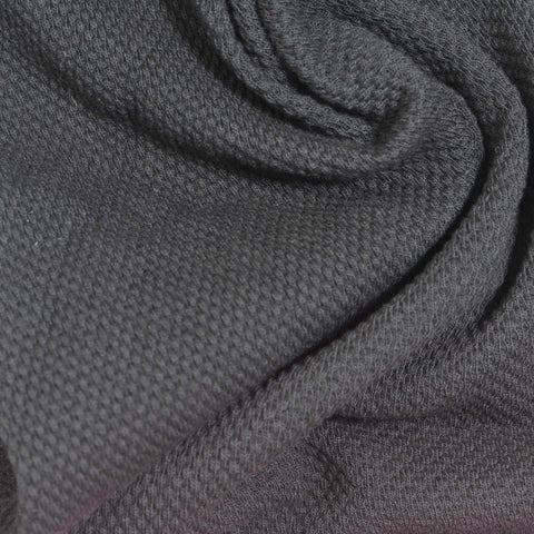 Cotton Stretch Knit Fabric, 200 gsm, 190 cm — Grey