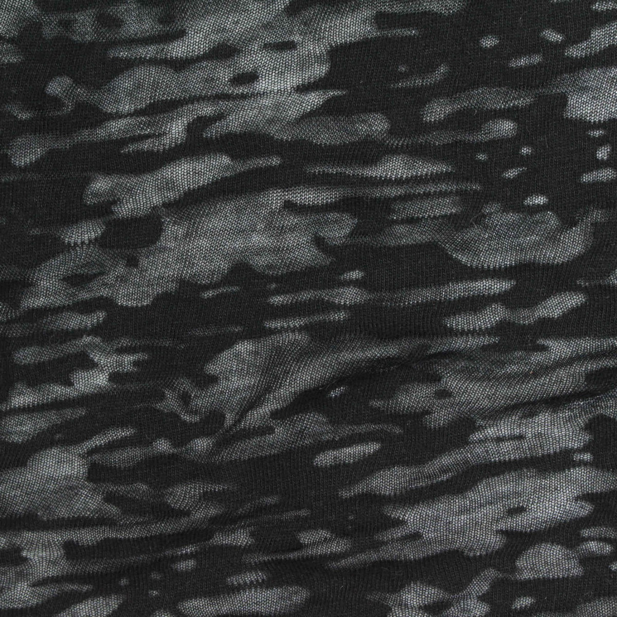 Grey Camo Knit, Cotton-Poly, 115 gsm