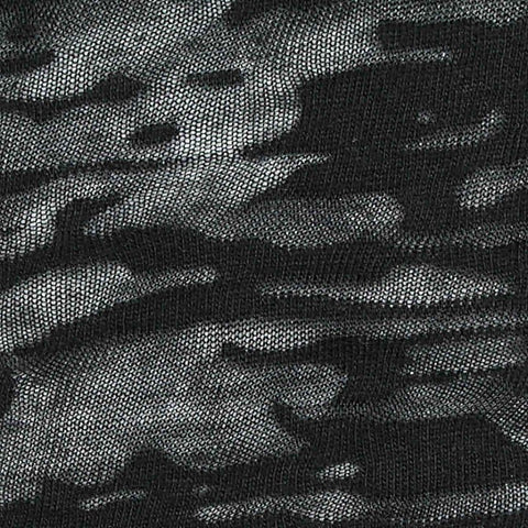 Grey Camo Knit, Cotton-Poly, 115 gsm
