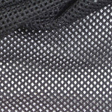 100% Polyester Mesh Fabric, 70 gsm, 160 cm — Black — texture