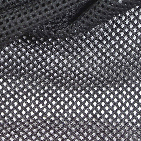 100% Polyester Mesh Fabric, 70 gsm, 160 cm — Black