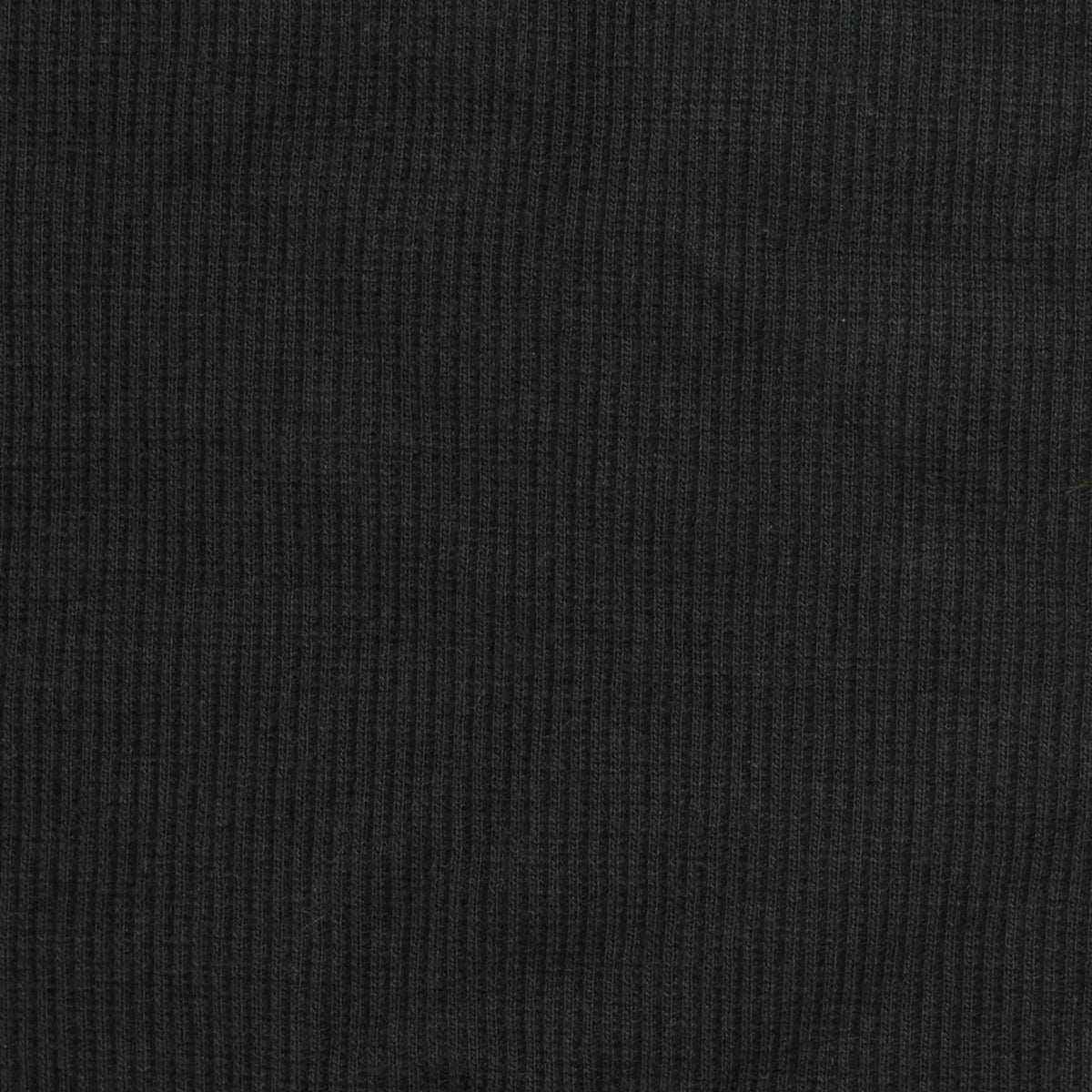 Rib Knit Fabric, 240 gsm, 130 cm — Black