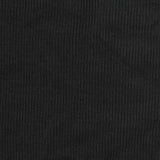 Rib Knit Fabric, 240 gsm, 130 cm — Black