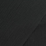 Cotton Polyester Crepe Fabric, 180 gsm, 128 cm — Black