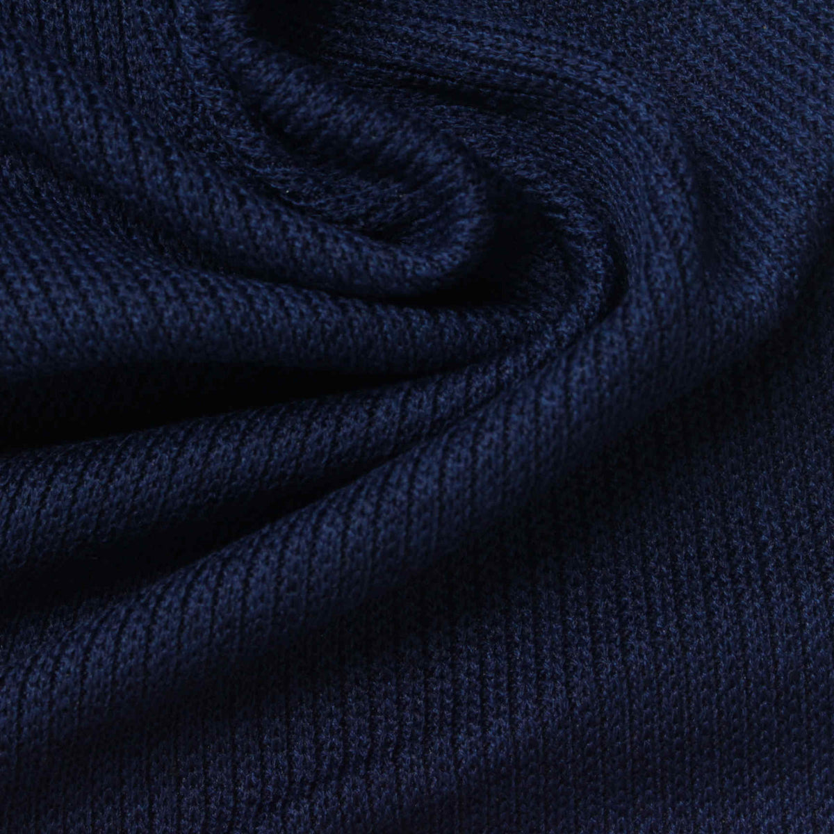 100% Stretch Chunky Knit Fabric, 310 gsm, 145 cm — Navy