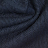 Navy Tone-on-Tone Jacquard, Polyester