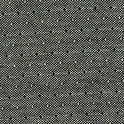 Black Dots Knit, Poly-Cotton