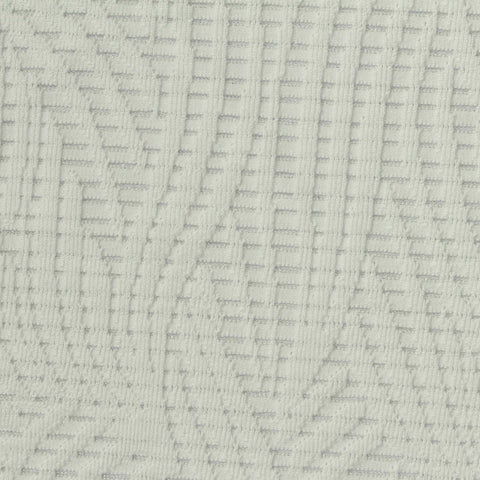 White Tone-on-Tone Jacquard, Spandex