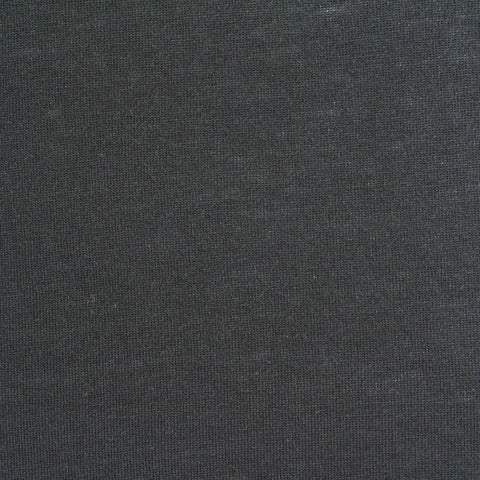 Viscose Polyester Jersey Knit Fabric, 130 gsm, 160 cm — Black