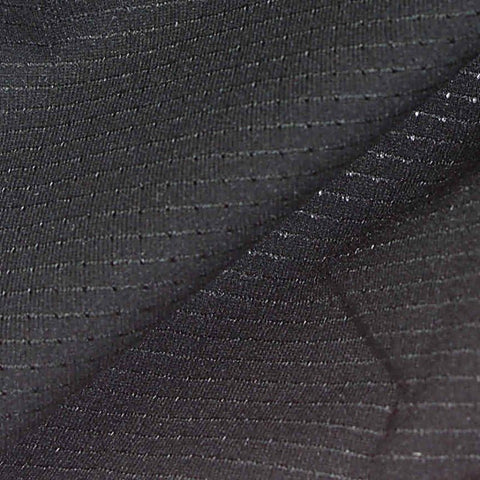 Black Horizontal-Line Jacquard, Spandex