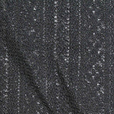 Dark Grey Vertical-Stripe Jacquard, Cotton-Poly — texture