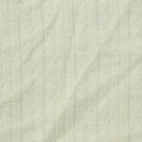 Yellow Vertical-Stripe Jacquard, Cotton-Poly