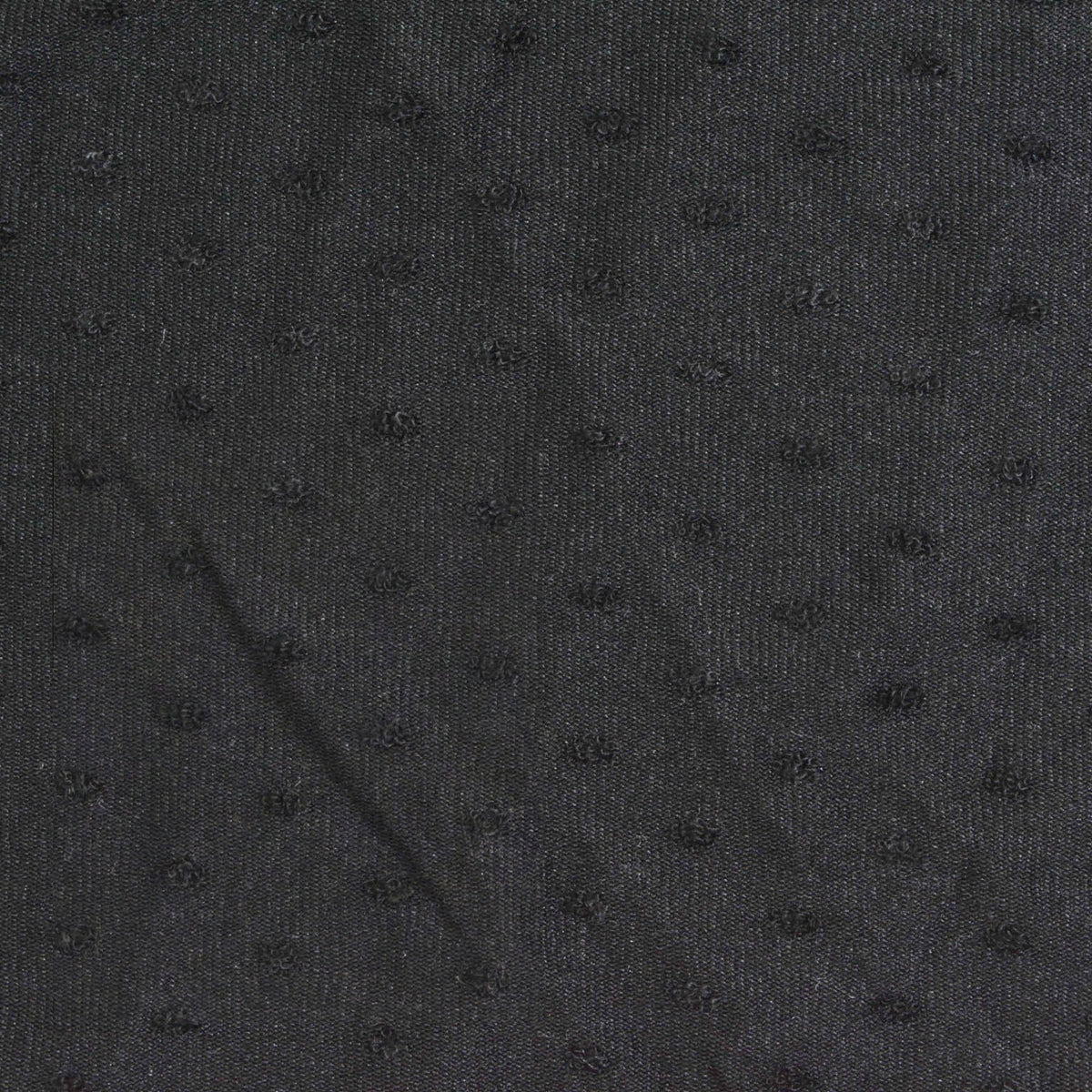 Black Dot Jacquard, Poly-Viscose