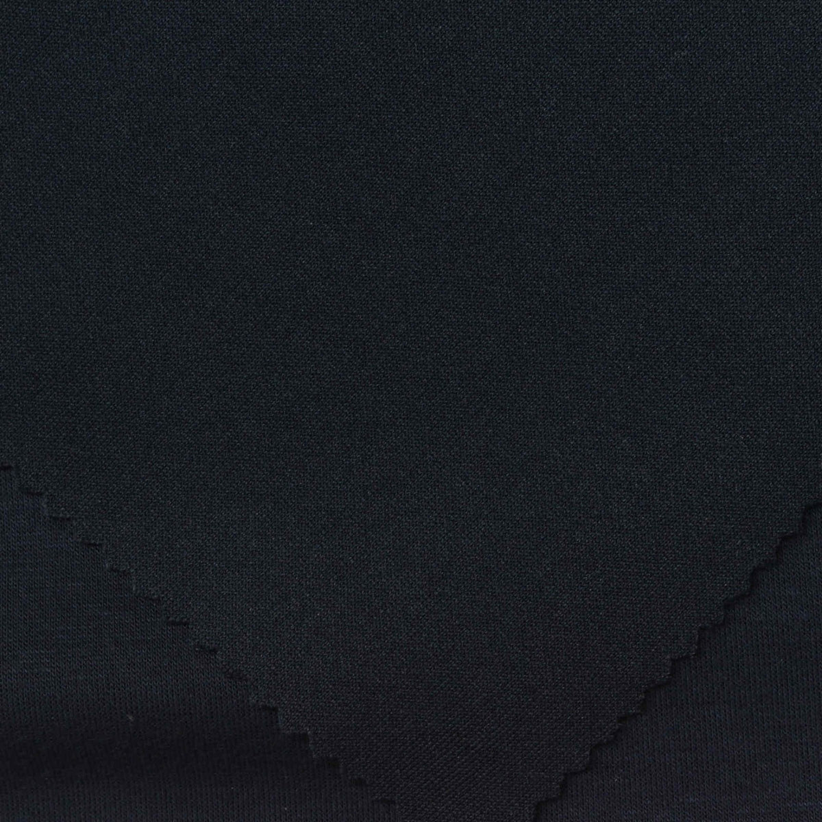 Polyester Viscose Stretch Scuba Knit Fabric, 280 gsm, 160 cm — Navy, ref EF-258421