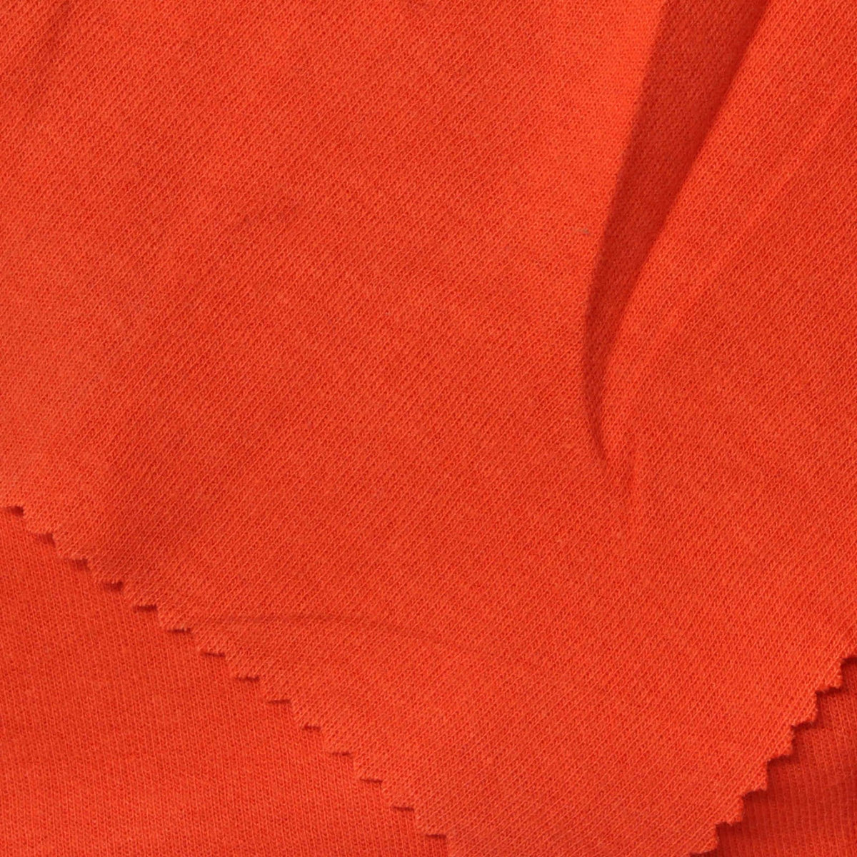 Cotton Polyester Scuba Knit Fabric, 290 gsm, 150 cm — Orange