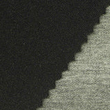 Heather Polyester Stretch Scuba Knit Fabric, 320 gsm, 170 cm — Black — texture