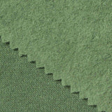 Brushed French Terry Fabric, 270 gsm, 180 cm — Green — texture
