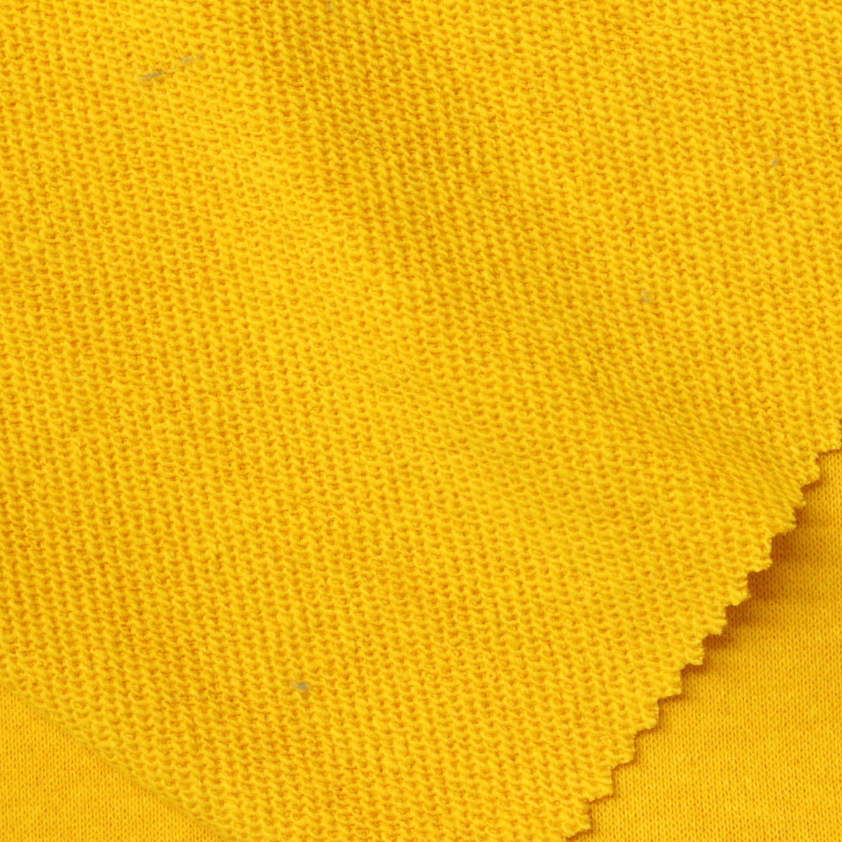 Cotton Polyester French Terry Fabric, 270 gsm, 180 cm — Yellow